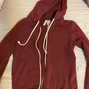 Maroon H&M hoodie